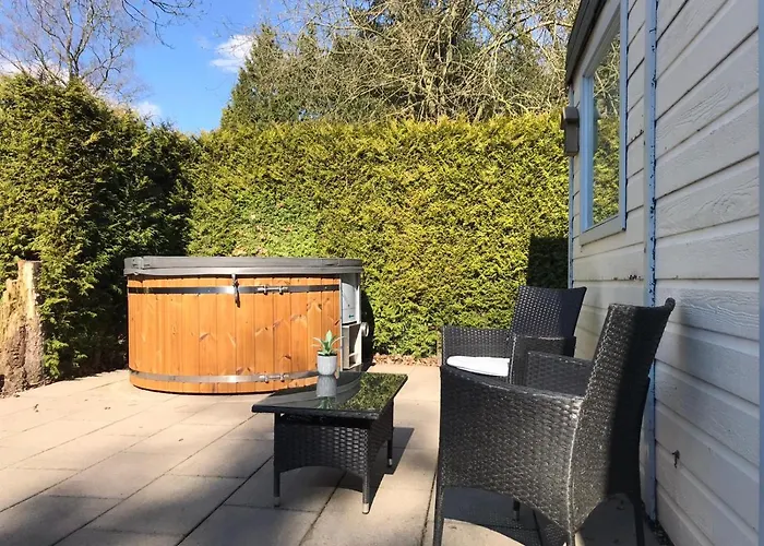 Сasa de vacaciones Omheind Chalet Met Prive Hottub. Op De Veluwe